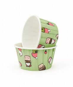 Plus Hediye Sepeti 50'li Dondurma Desenli Muffin Cupcake Kek Kalıbı Kek Kapsülü