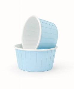 Plus Hediye Sepeti 50'li Açık Mavi Muffin Cupcake Kek Kalıbı Kek Kapsülü