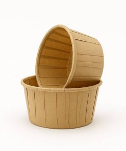Plus Hediye Sepeti 50'li Kraft Büyük Boy Muffin Cupcake Kek Kalıbı Kek Kapsülü