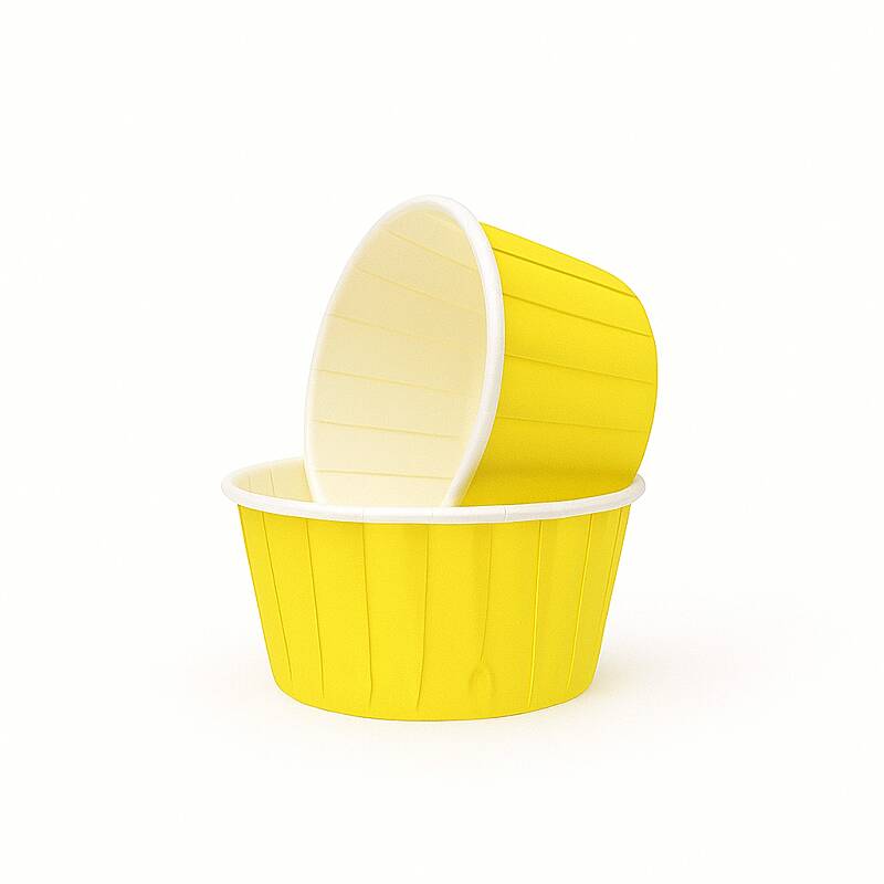 Plus Hediye Sepeti 50'li Sarı Muffin Cupcake Kek Kalıbı Kek Kapsülü